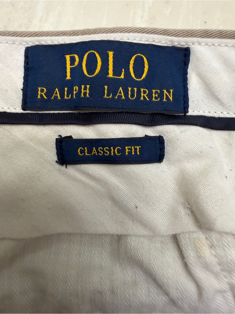 Ralph Lauren Classic Fit khaki/chinos size 40/32 tan - Picture 8 of 10